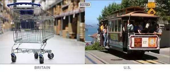 在英国美国有不同叫法的单词,英国和美国不一样的单词