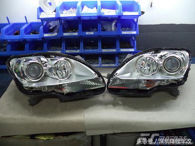 奔驰改装灯日行灯不亮,奔驰改csc灯
