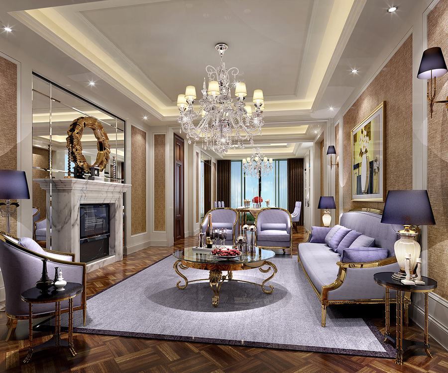 家装室内设计现代风格全套效果图,家装2020效果图欧式