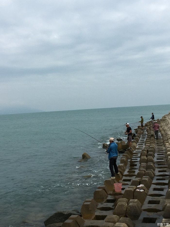 东江闸口钓海鱼,东锣岛海滩