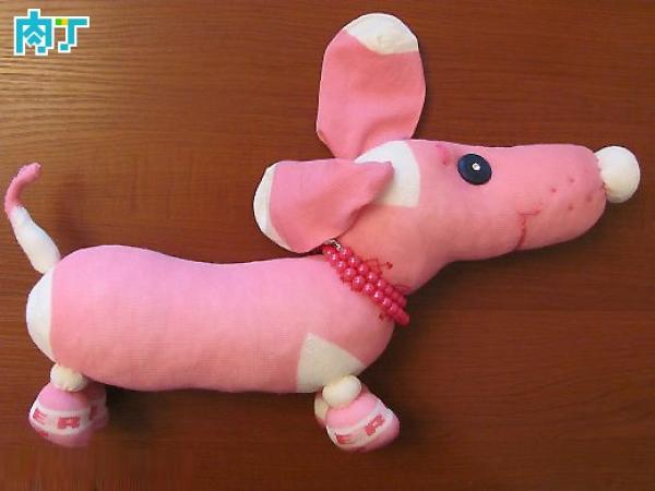 袜子制作狗狗布偶,最简单的袜子玩偶手工制作