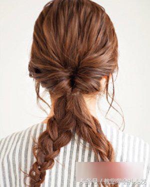 一款简单易学的潮流时尚编发教程,3分钟打造6款简单有气质的编发