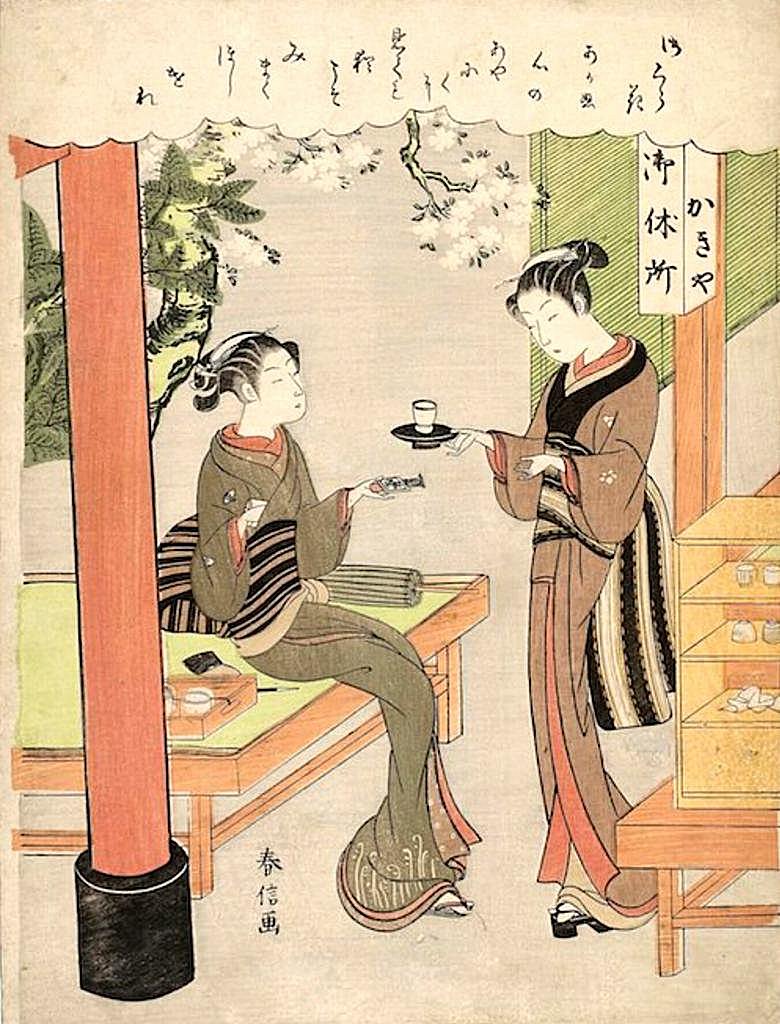 走在江户的商店街上,请一定不要错过日本活体广告牌“看板娘”