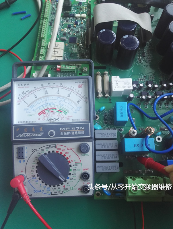 变频器维修检查三相桥式整流好坏,变频器整流桥好坏的测量方法视频