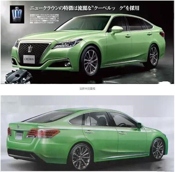 16代丰田皇冠设计图,全新丰田皇冠颠覆设计