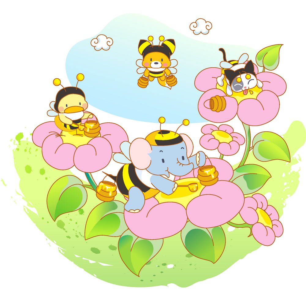 蜂蜜是怎么形成的模型,蜂蜜的形成过程绘图