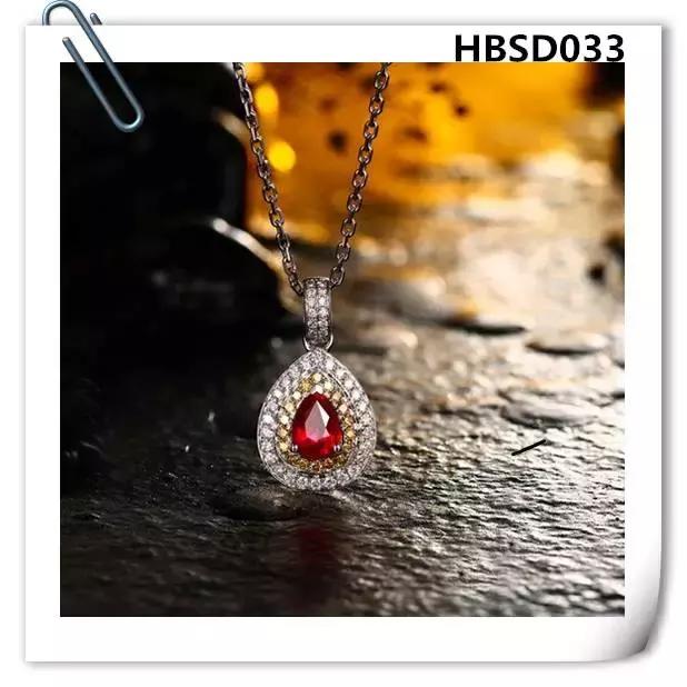 翡翠水滴吊坠款式图片,水滴红宝石吊坠天然彩色宝石正品