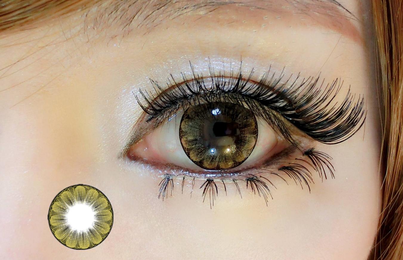 戴美瞳眼球上有黑色块是什么,眼前发白戴美瞳是怎么回事