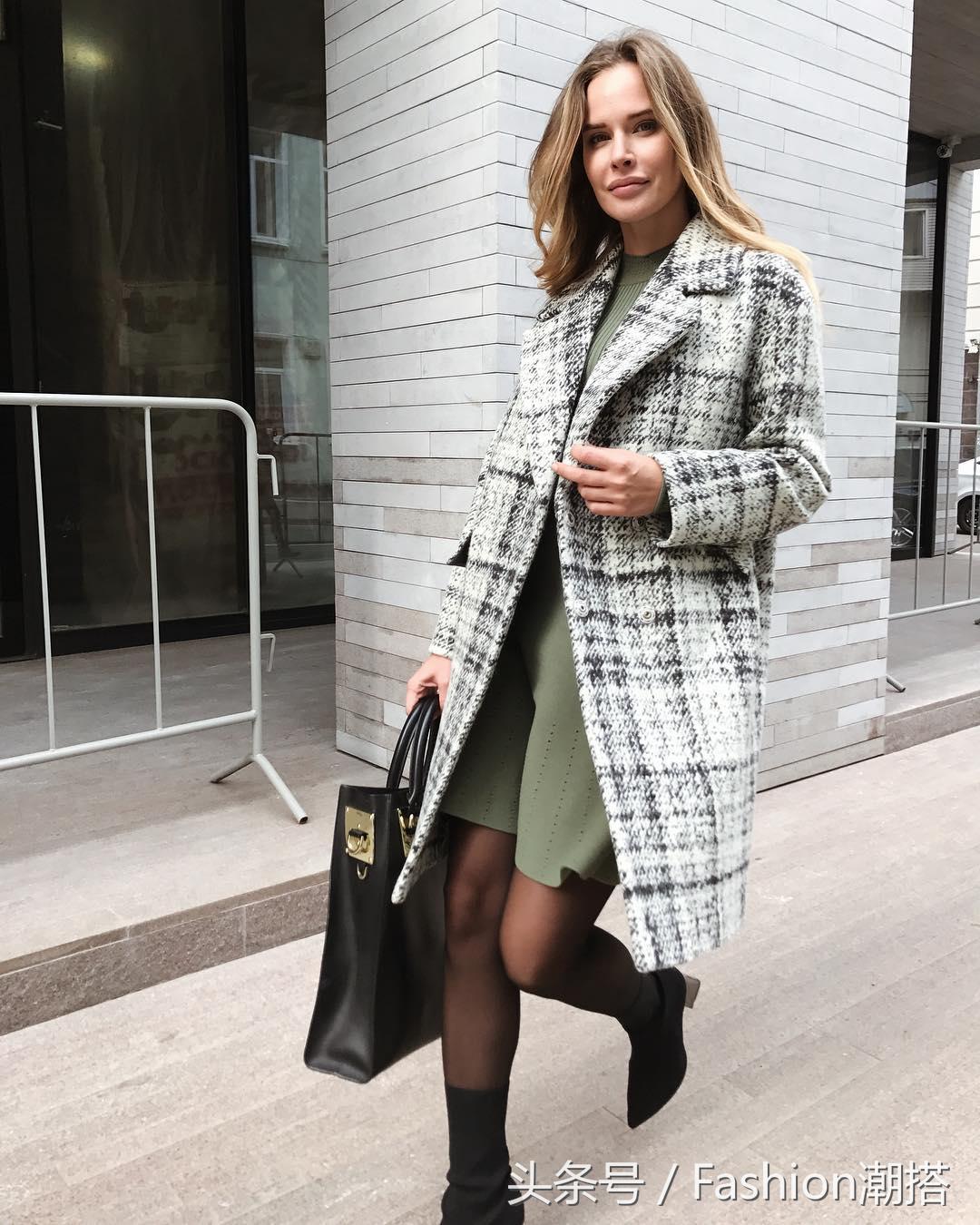 毛呢大衣过冬里面穿什么,保暖又好看的呢大衣搭配