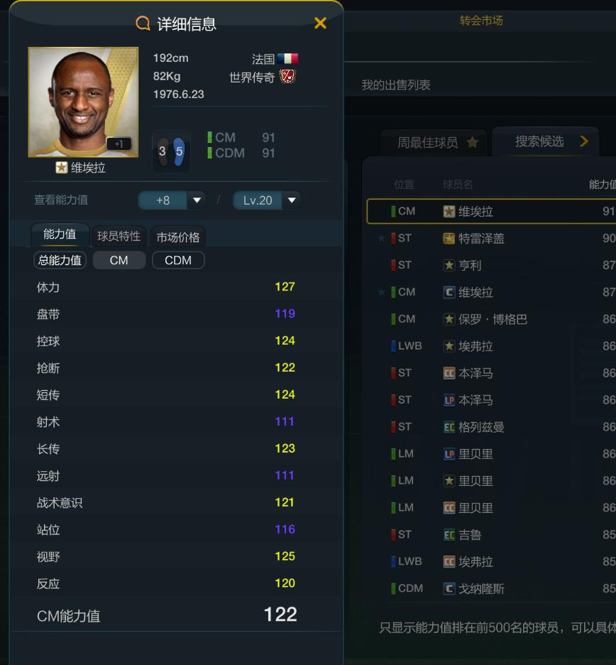 fifaonline3最好的阵容球员,fifaonline3法国队套装