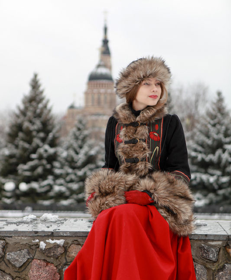 去俄罗斯，推荐买件貂皮带回去！