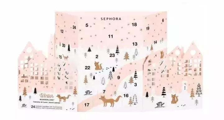 圣诞倒数日历礼盒雅诗兰黛,雅诗兰黛圣诞日历2017