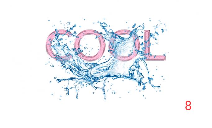 ps教程学起来简单看起来高级,ps制作蓝色风格的水花艺术字教程