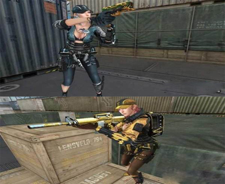 cf战术攻防女角色被打倒合集,盘点cf端游所有女角色