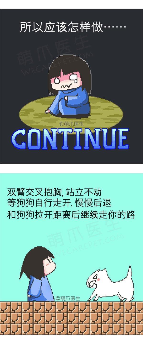 遇到狗狗攻击怎么办,遇到狗攻击人怎么自救卡通