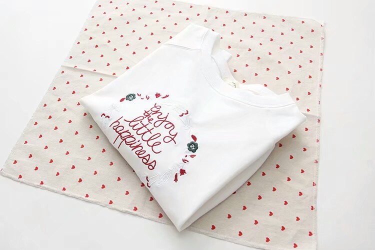 复古风刺绣卫衣,假两件刺绣卫衣灰色加蓝色