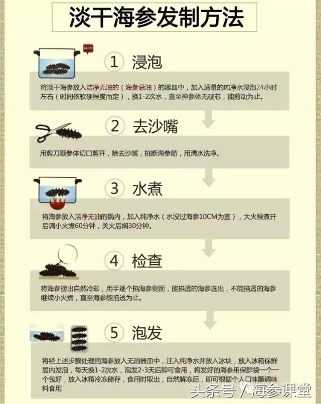 即食海参和自己泡发海参哪个好,海参蒸蛋海参泡发的正确方法