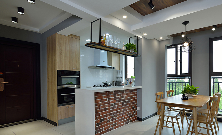 双宋结婚新房如果这样装~上海高桥新城89㎡北欧实景,隐形门亮了