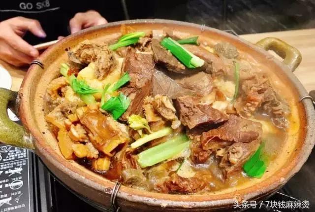 广东炭火牛杂煲教程,广州冬天牛杂煲