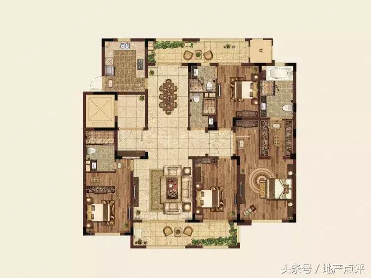 开间10.6米进深8.5米,开间10.6米进深10.5米一层