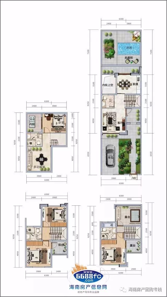 三亚海棠湾联投海棠韵房价,联投海棠韵复式