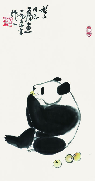 猜猜这是谁的手绘画作品,猜猜是哪一只熊猫