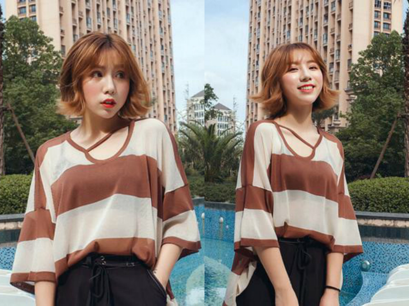 短头发的波波头应该怎么扎好看,波波头半扎发很幼稚吗