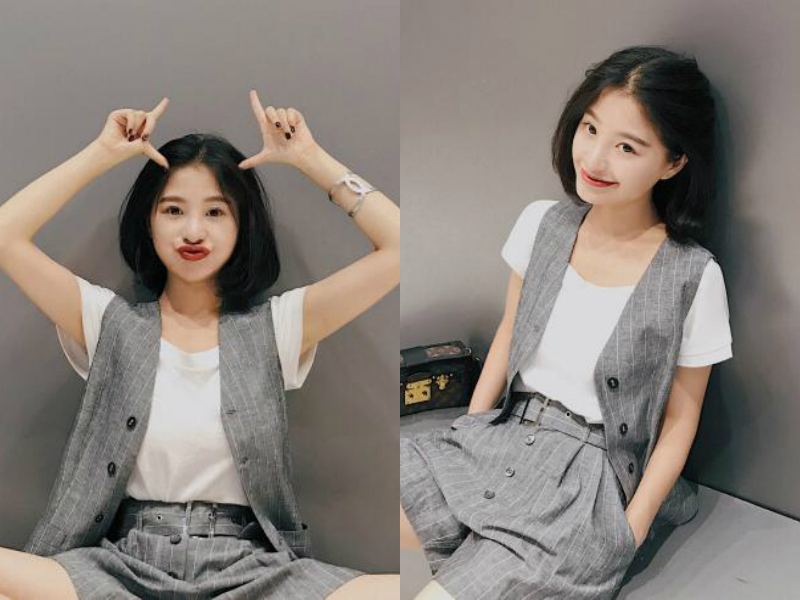 短头发的波波头应该怎么扎好看,波波头半扎发很幼稚吗