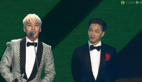 qq音乐盛典bigbang,qq音乐盛典bigbang领奖合集