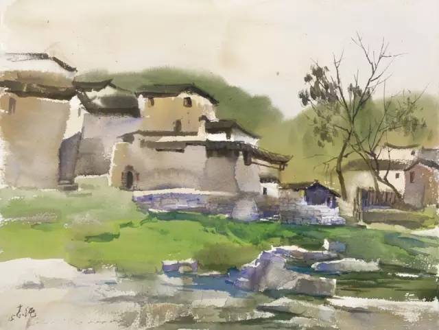 孙志纯国画欣赏,孙志纯水彩作品