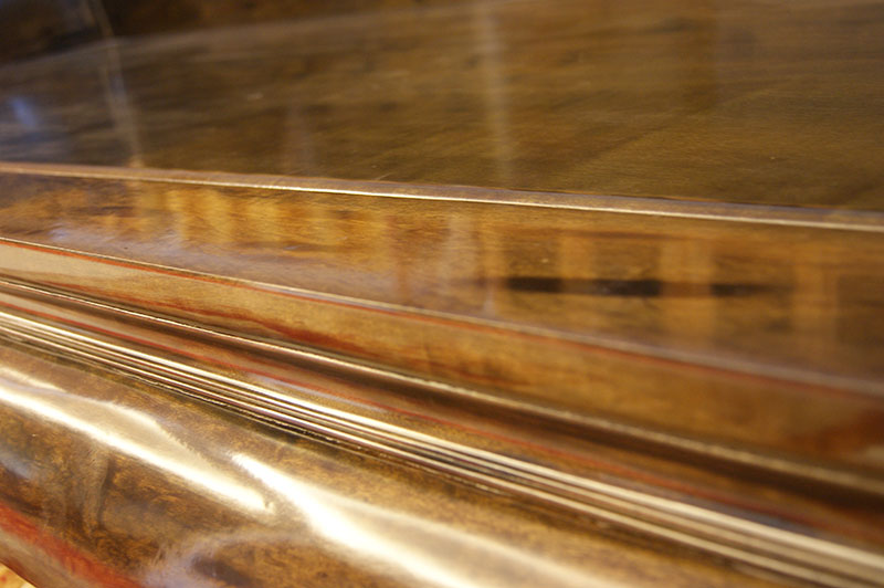 金丝楠阴沉木龙胆纹摆件图片,金丝楠阴沉罗汉床