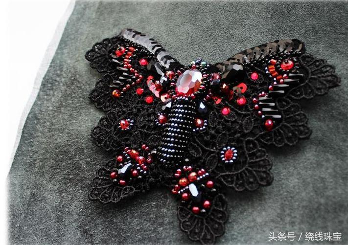 绕线胸针制作视频,diy珍珠发夹