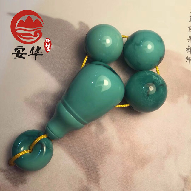 绿松石3mm小米珠搭配图,安华绿松石旗舰店