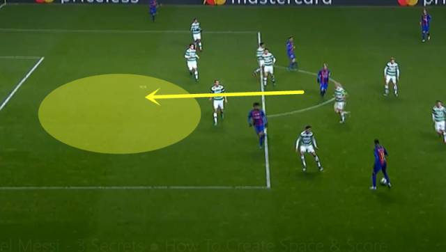 梅西的技术有哪些,梅西的技术很粘球