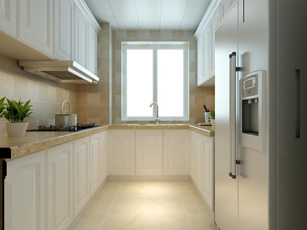 金地檀溪一楼带院,135平方欧式轻奢装修风格