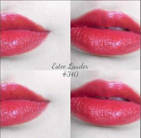 雅诗兰黛口红，试色150、420、340