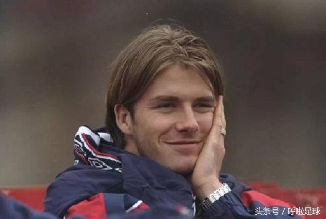 贝克汉姆卡洛斯凌空,长发飘飘拉莫斯