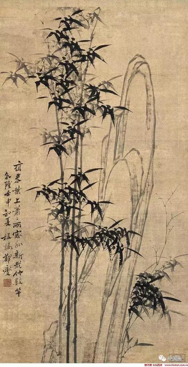 郑板桥的潍县署中画竹朗读视频,郑板桥竹子画大全