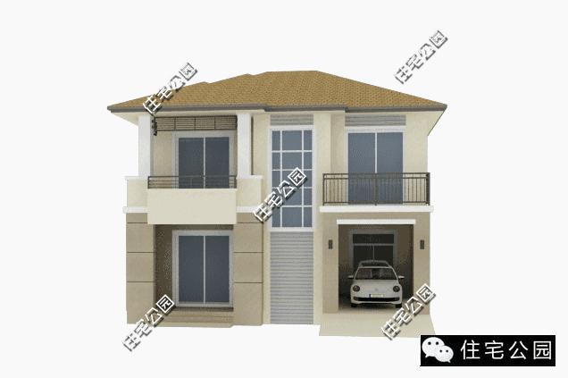 十佳最美农村别墅三层7x12米,农村别墅户型设计大全