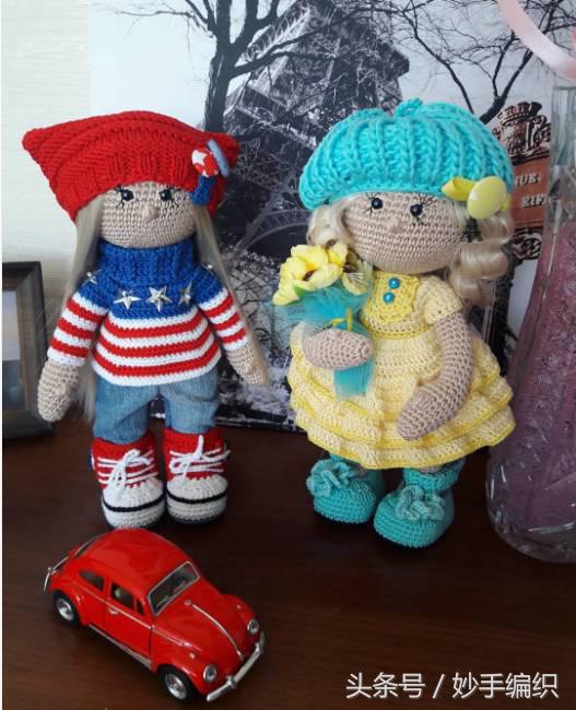 万万没想到，这都是她用毛线钩的，邻居们都赞不绝口！