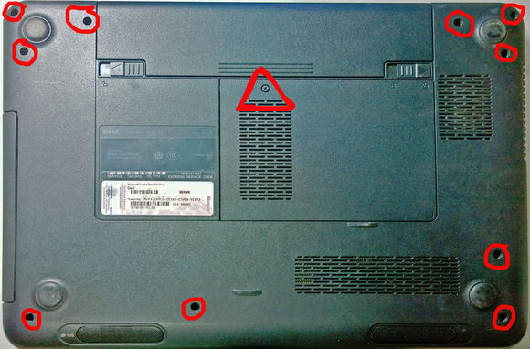 戴尔笔记本n4120怎么拆机,delln4010拆机