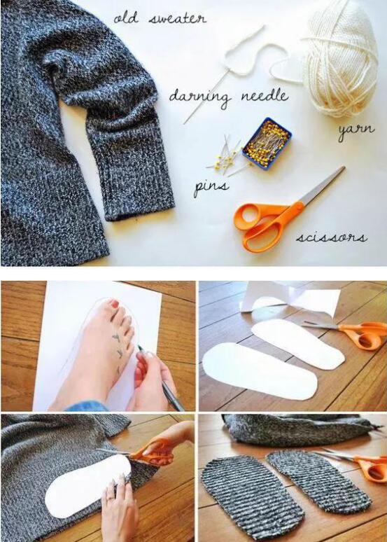 毛衣旧了不要扔,毛衣破了别扔