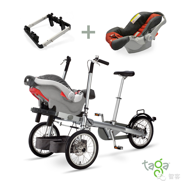 自行车和婴儿车结合,简易婴儿车设计造型