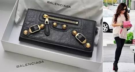 中古balenciaga机车包,黑银classic机车包
