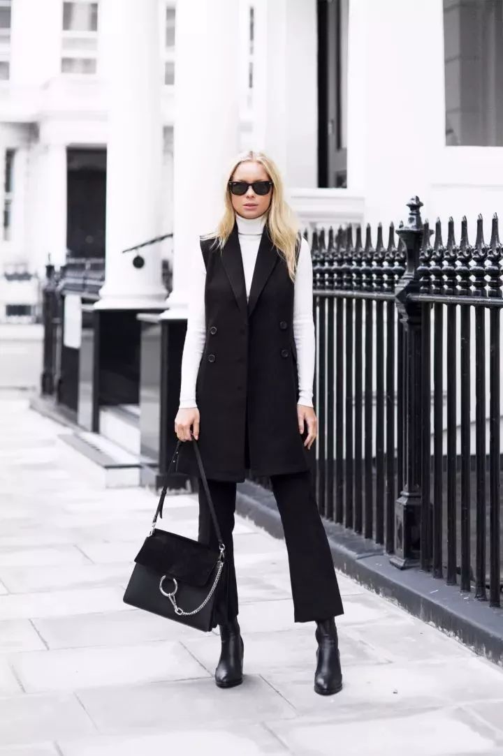 同一套衣服穿起来效果是怎么样的,毛衣搭配轻奢时尚怎么穿都好看