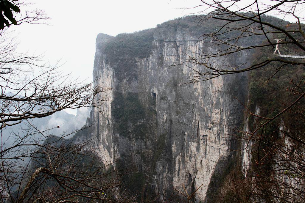 天门山景区观景,天门山生态景区
