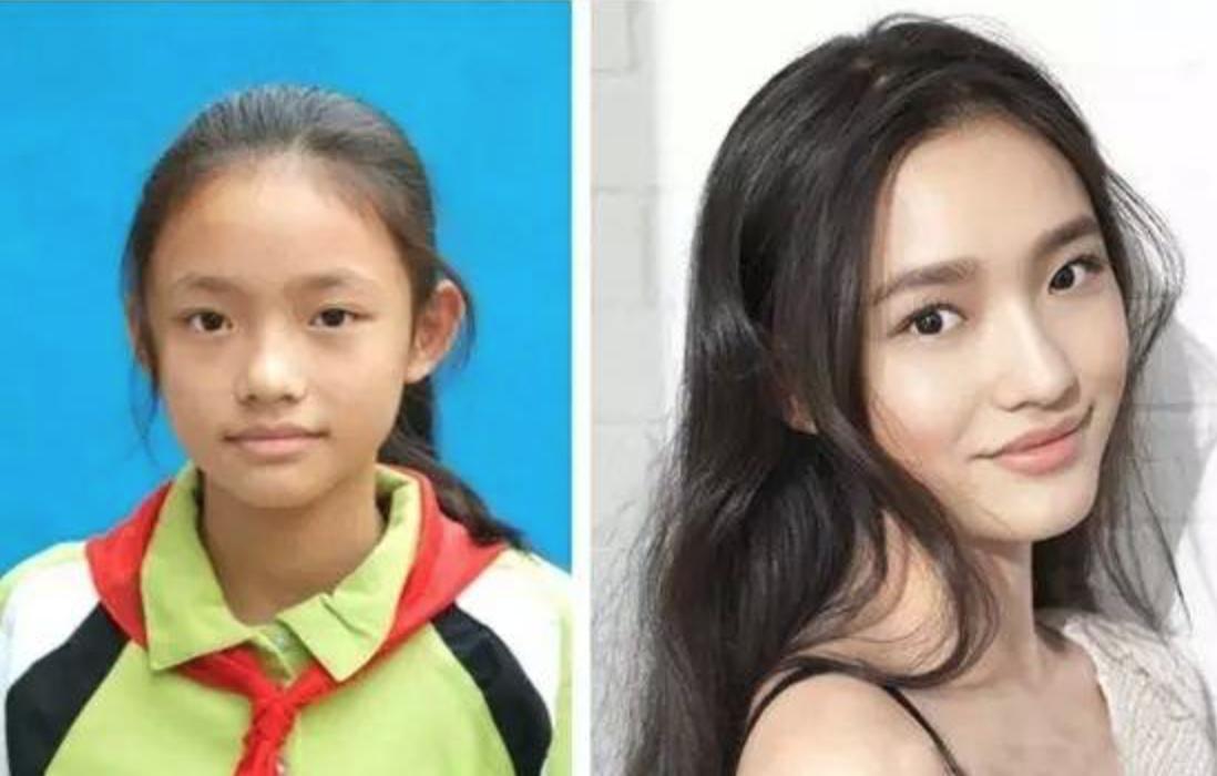 奔跑吧兄弟谢依霖林允何穗,何穗童年照