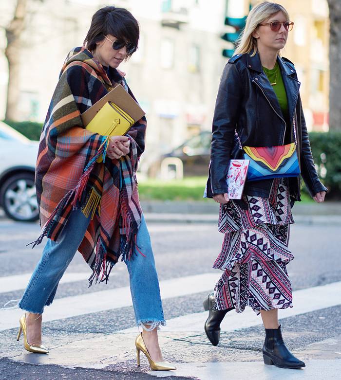 时尚圈真的有多酷,时尚围巾百搭欧美风