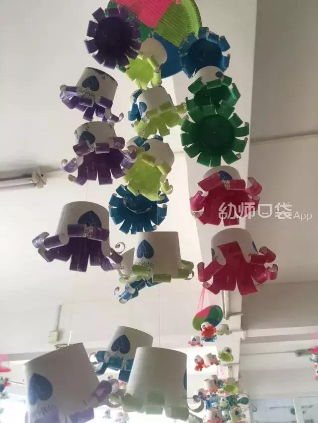幼儿园吊饰干货,幼儿园创意吊饰变废为宝