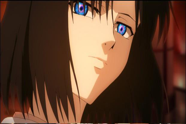 有银灰色和灰瞳的动漫女人物,拥有透视眼的女孩动漫